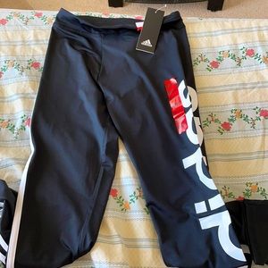 Black and White Adidas Leggings